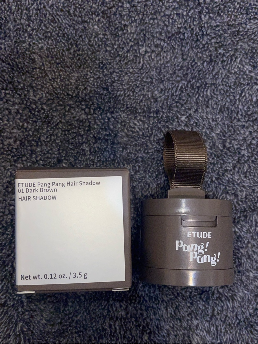 Etude House Pang Pang Hair Shadow in 01 dark brown